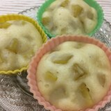 おやつに簡単！ごろっとさつまいも蒸しパン